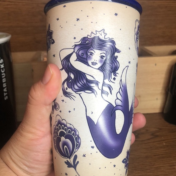 Starbucks tattoo mermaid 12 oz ceramic cup 2016 - Picture 8 of 8